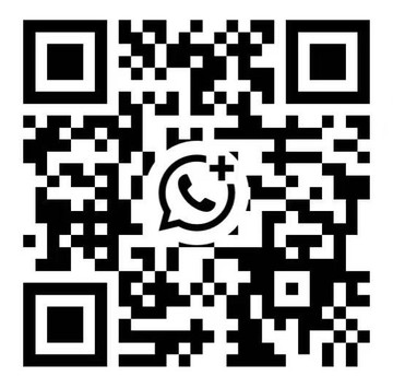 WhatsApp QR code — scan to message us